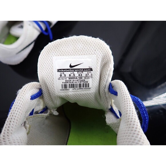 Nike Racing Rival 5 Sprint Men's Size 9.5 Track White Spikes Style 806554-100 - Picture 13 of 13